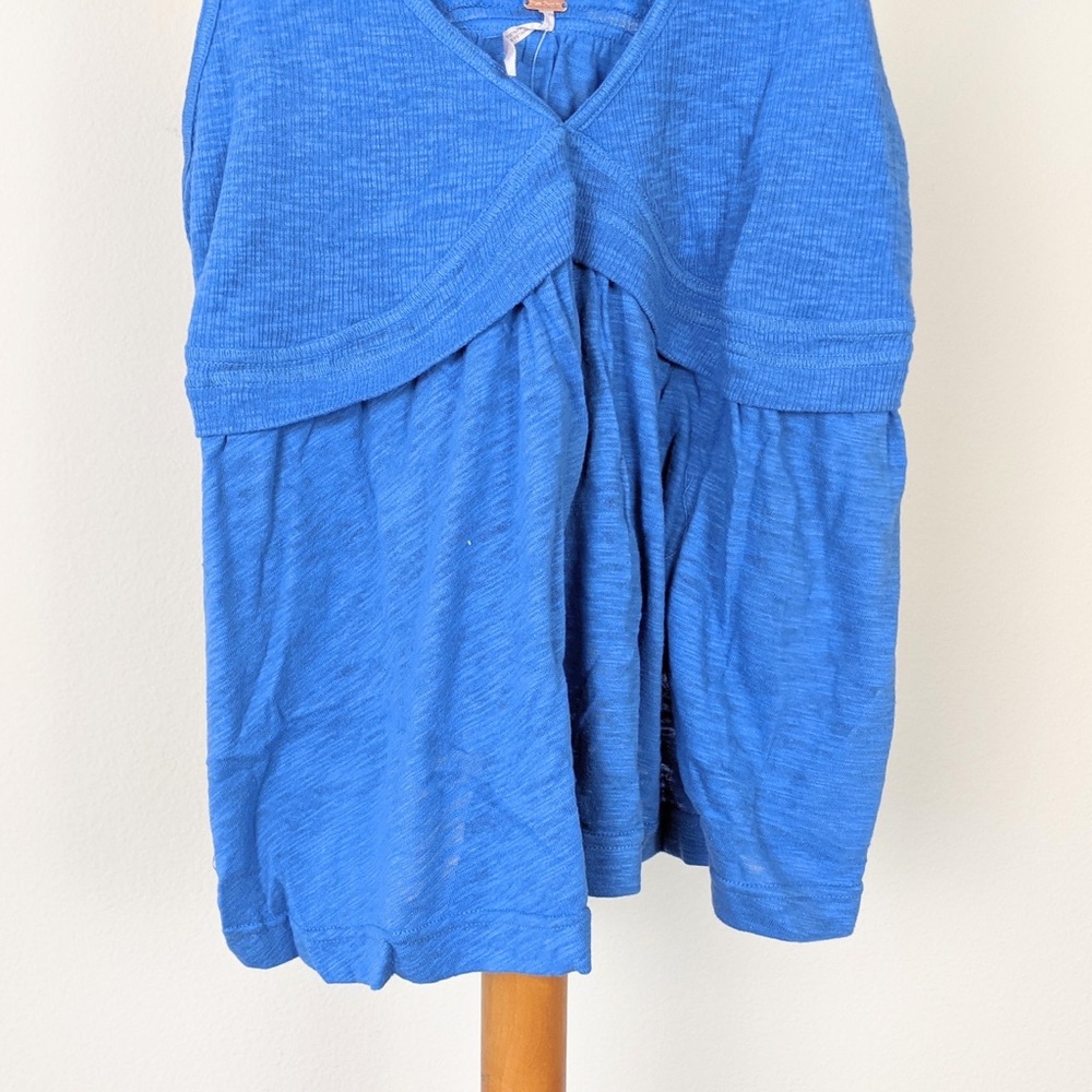 Free People Zinia V-Neck Babydoll Tank Top - Picture 4 of 8